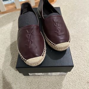 100% Authentic wine color women’s espadrilles size 37.5